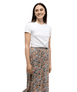 TENTREE Women's Lawson T-Shirt White Women's Short Sleeve T-Shirts Tentree 