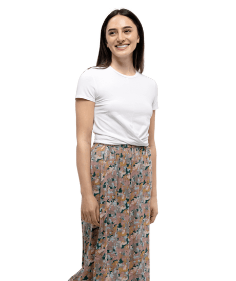 TENTREE Women's Lawson T-Shirt White Women's Short Sleeve T-Shirts Tentree 