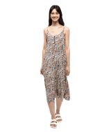 TENTREE Women's EcoWoven Crepe Hopewell Dress Vintage Mauve/Abstract Women's Dresses Tentree 