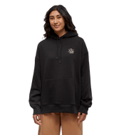TENTREE Women's Understory Oversized Hoodie Meteorite Black/Warm Oak Women's Pullover Hoodies Tentree 
