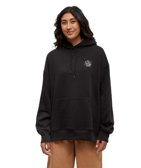 TENTREE Women's Understory Oversized Hoodie Meteorite Black/Warm Oak Women's Pullover Hoodies Tentree 
