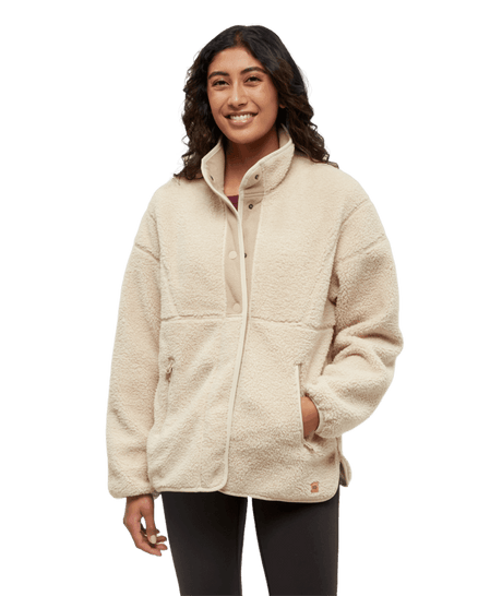 TENTREE Women's Kincaid Full Snap Warm Oak/Birchwood Women's Sweaters Tentree 