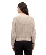 TENTREE Women's Stillwater Fleck Cardigan Pale Oak Heather Fleck Women's Sweaters Tentree 
