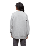 TENTREE Women's Alpine Oversized Crew Harbour Grey Heather/Glacier Grey Women's Crewnecks Tentree 