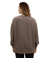 TENTREE Women's Alpine Oversized Crew Ashwood/Pale Oak Women's Sweaters Tentree 