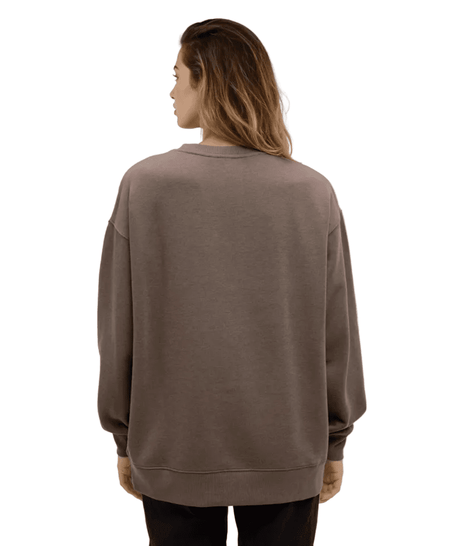 TENTREE Women's Alpine Oversized Crew Ashwood/Pale Oak Women's Sweaters Tentree 