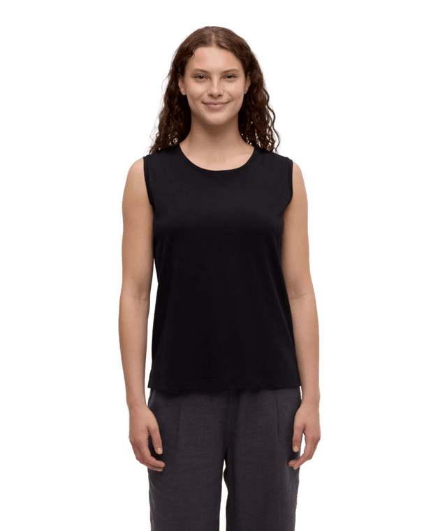 TENTREE Women's Allenby Tank Meteorite Black Women's Tank Tops and Halter Tops Tentree 