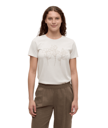 TENTREE Women's Summer Floral T-Shirt Undyed/Creek Stone Women's Short Sleeve T-Shirts Tentree 