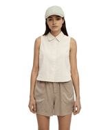 TENTREE Women's Robins Shirt White Oak Women's Blouses Tentree 