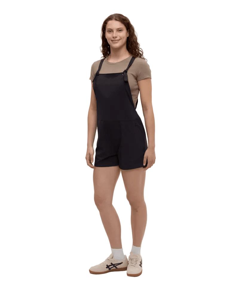 TENTREE Women's Grove Romper Meteorite Black Women's Rompers & Jumpsuits Tentree 