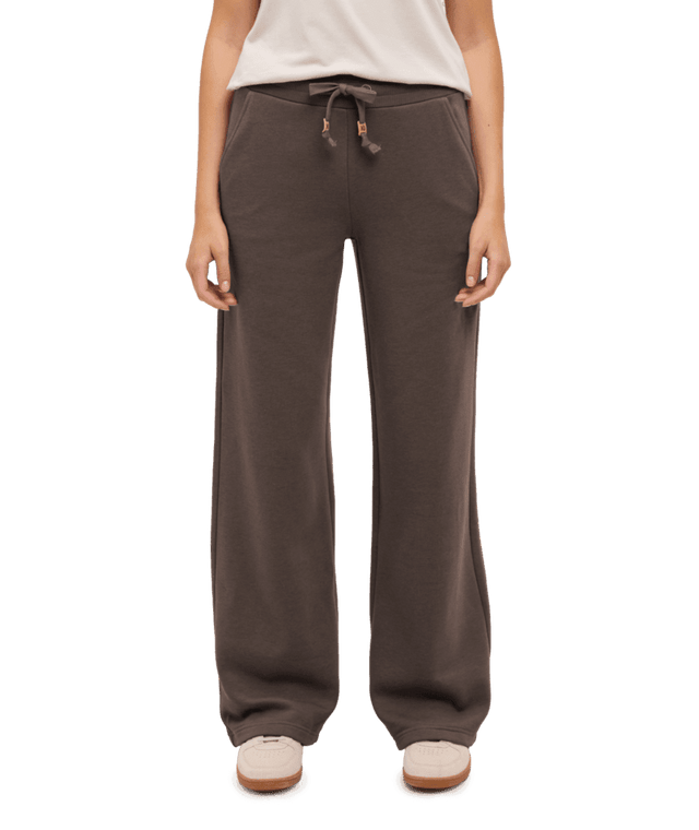TENTREE Women's Bamone Wide Leg Sweatpant Ashwood Women's Sweatpants Tentree 