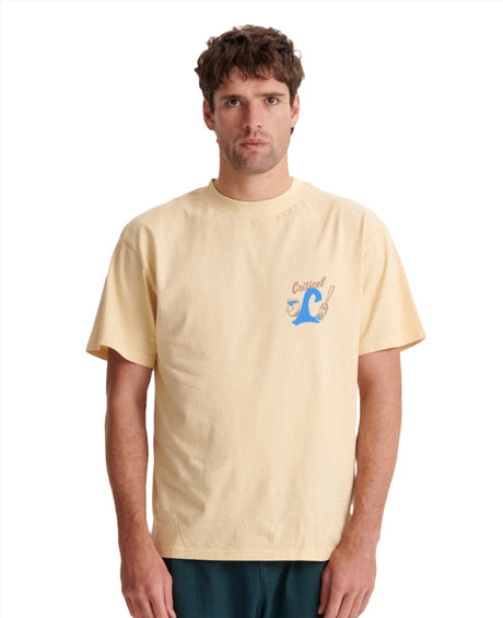 CRITICAL SLIDE Crafty T-Shirt Sand Men's Short Sleeve T-Shirts The Critical Slide Society 