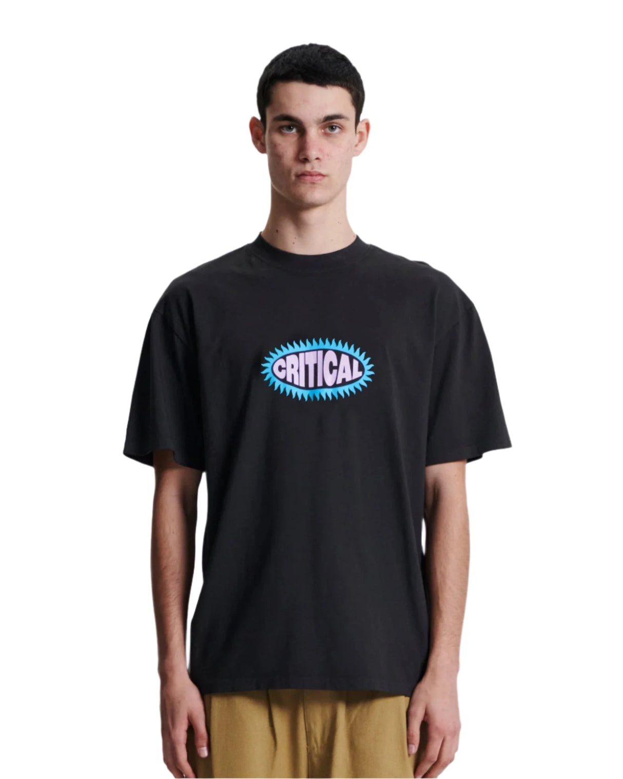 CRITICAL SLIDE Burst T-Shirt Phantom Men's Short Sleeve T-Shirts The Critical Slide Society 