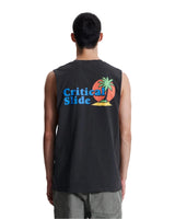 CRITICAL SLIDE Castaway Muscle Tank Phantom Men's Tank Tops The Critical Slide Society 