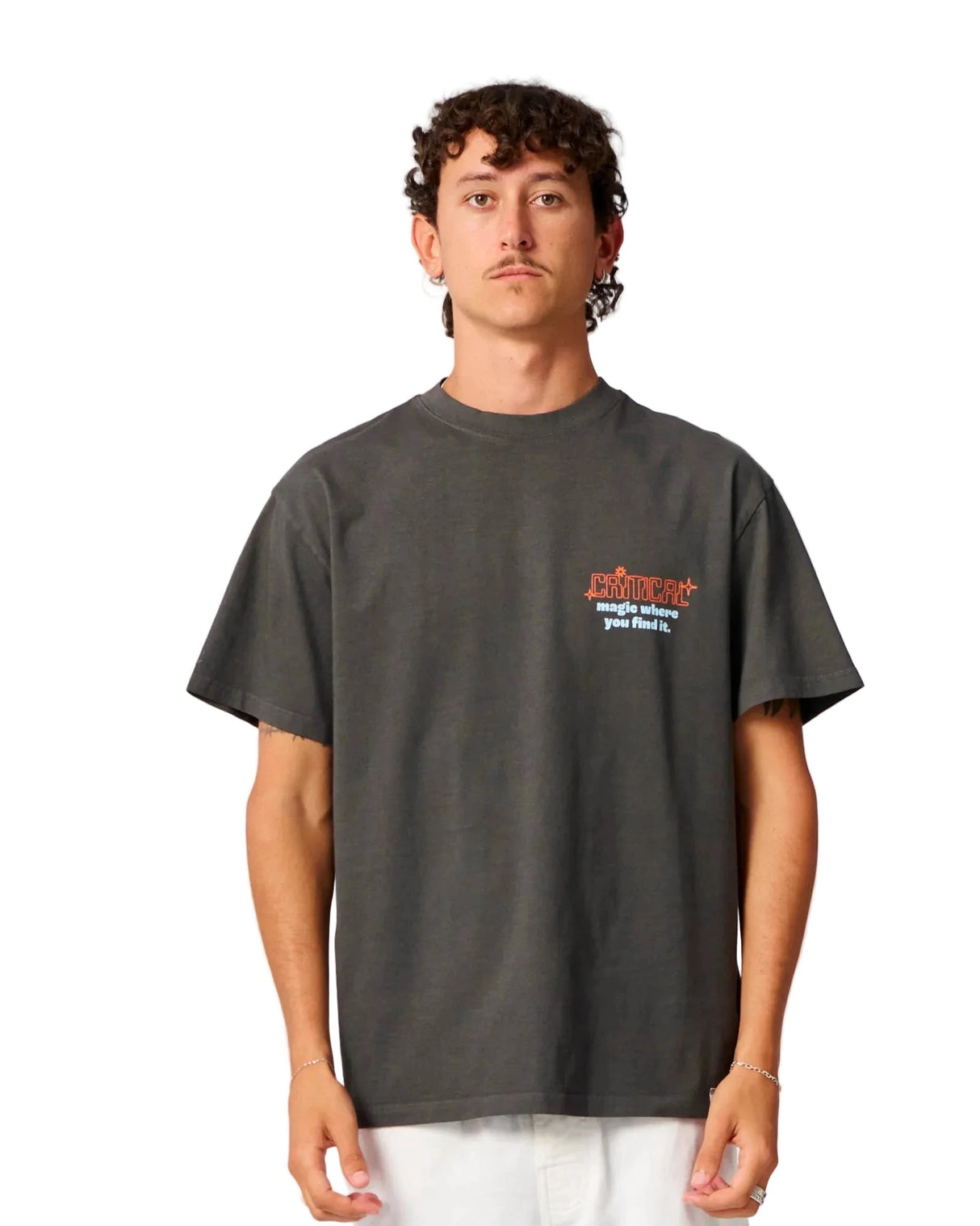 CRITICAL SLIDE Green Thumb T-Shirt Phantom Men's Short Sleeve T-Shirts The Critical Slide Society 