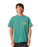 CRITICAL SLIDE Jim's Ding Repair T-Shirt Dusty Green Men's Short Sleeve T-Shirts The Critical Slide Society 