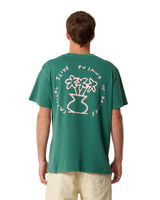 CRITICAL SLIDE Daisy T-Shirt Dusty Green Men's Short Sleeve T-Shirts The Critical Slide Society 