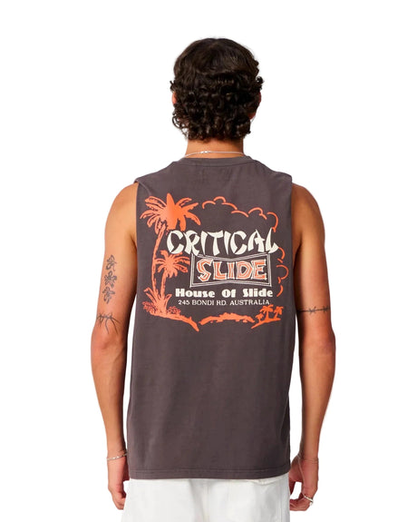 CRITICAL SLIDE Matchbox Muscle Tank Phantom Men's Tank Tops The Critical Slide Society 