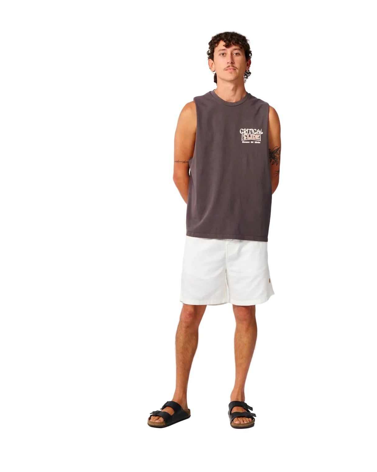 CRITICAL SLIDE Matchbox Muscle Tank Phantom Men's Tank Tops The Critical Slide Society 