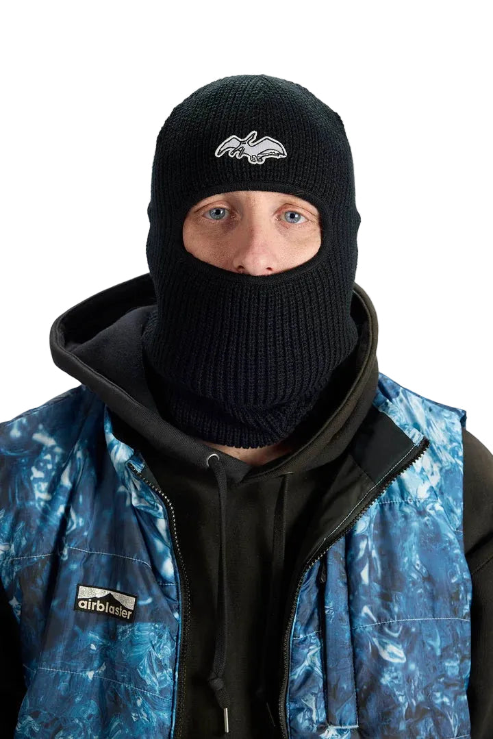 AIRBLASTER Terryclava Black Winter Face Masks Airblaster 