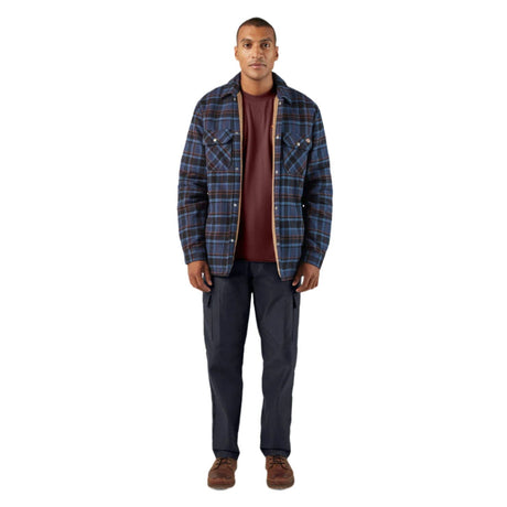 DICKIES Water Repellent Fleece-Lined Flannel Shirt Jacket Naval Academy Men's Street Jackets Dickies 