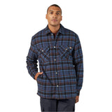 DICKIES Water Repellent Fleece-Lined Flannel Shirt Jacket Naval Academy Men's Street Jackets Dickies 