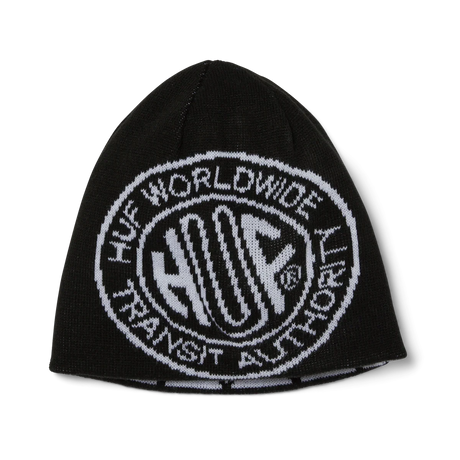 HUF Token Reversible Skull Beanie Black Men's Beanies Huf 