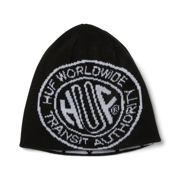 HUF Token Reversible Skull Beanie Black Men's Beanies Huf 