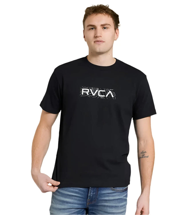 RVCA Topo Two T-Shirt Black Men's Short Sleeve T-Shirts RVCA 
