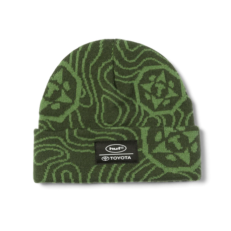HUF x Toyota Trailhunter Topography Beanie Everest Men's Beanies Huf 