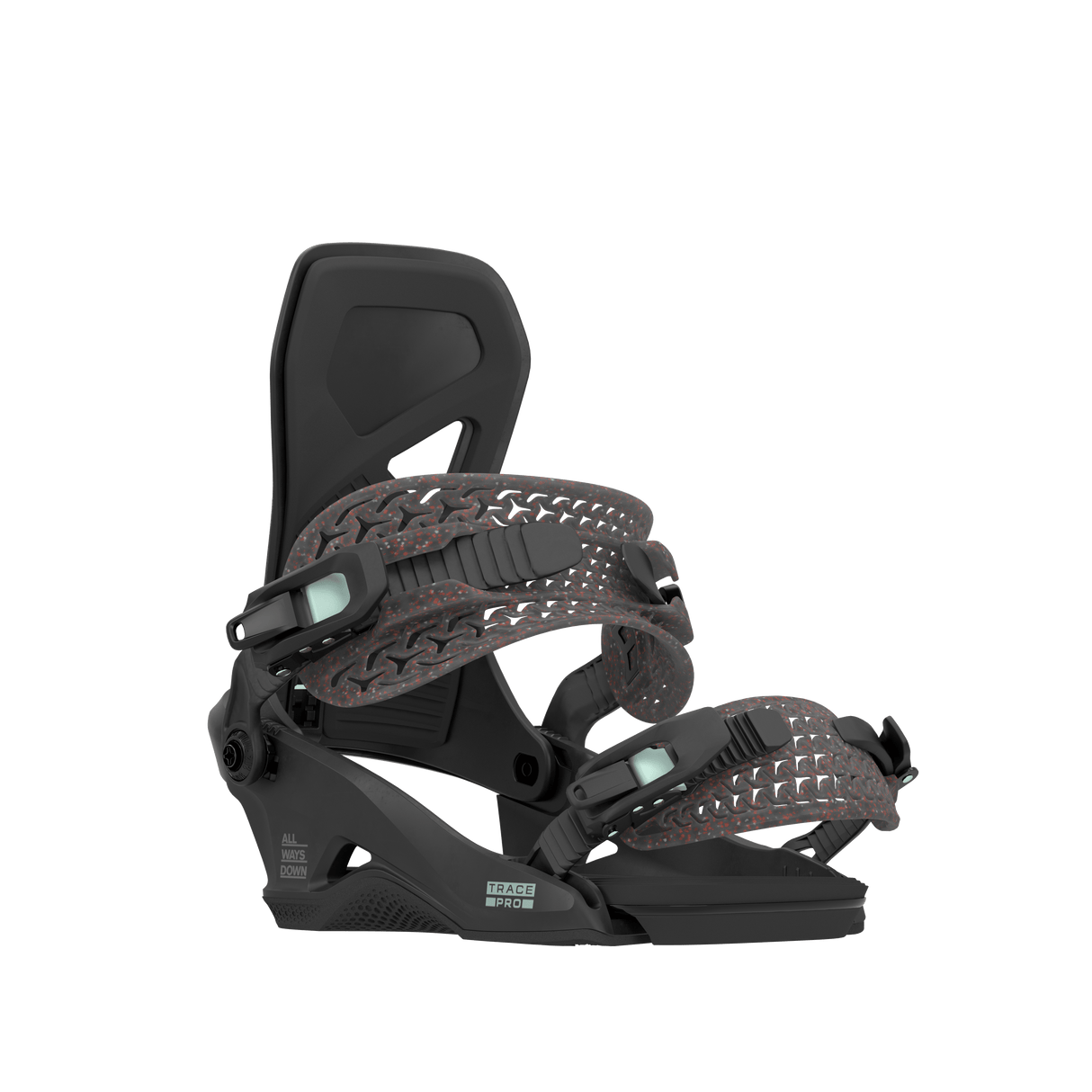 ROME Trace HeelWrap Pro Snowboard Bindings Black/Slate 2026 Men's Snowboard Bindings Rome 