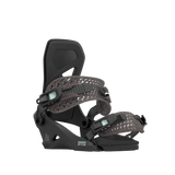 ROME Trace HeelWrap Pro Snowboard Bindings Black/Slate 2026 Men's Snowboard Bindings Rome 