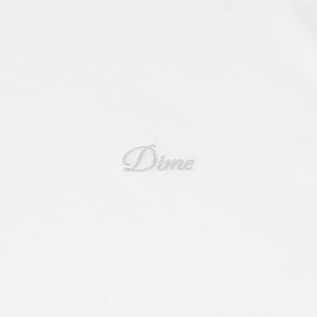 DIME Cursive Small Logo T-Shirt White Men's Short Sleeve T-Shirts Dime MTL 