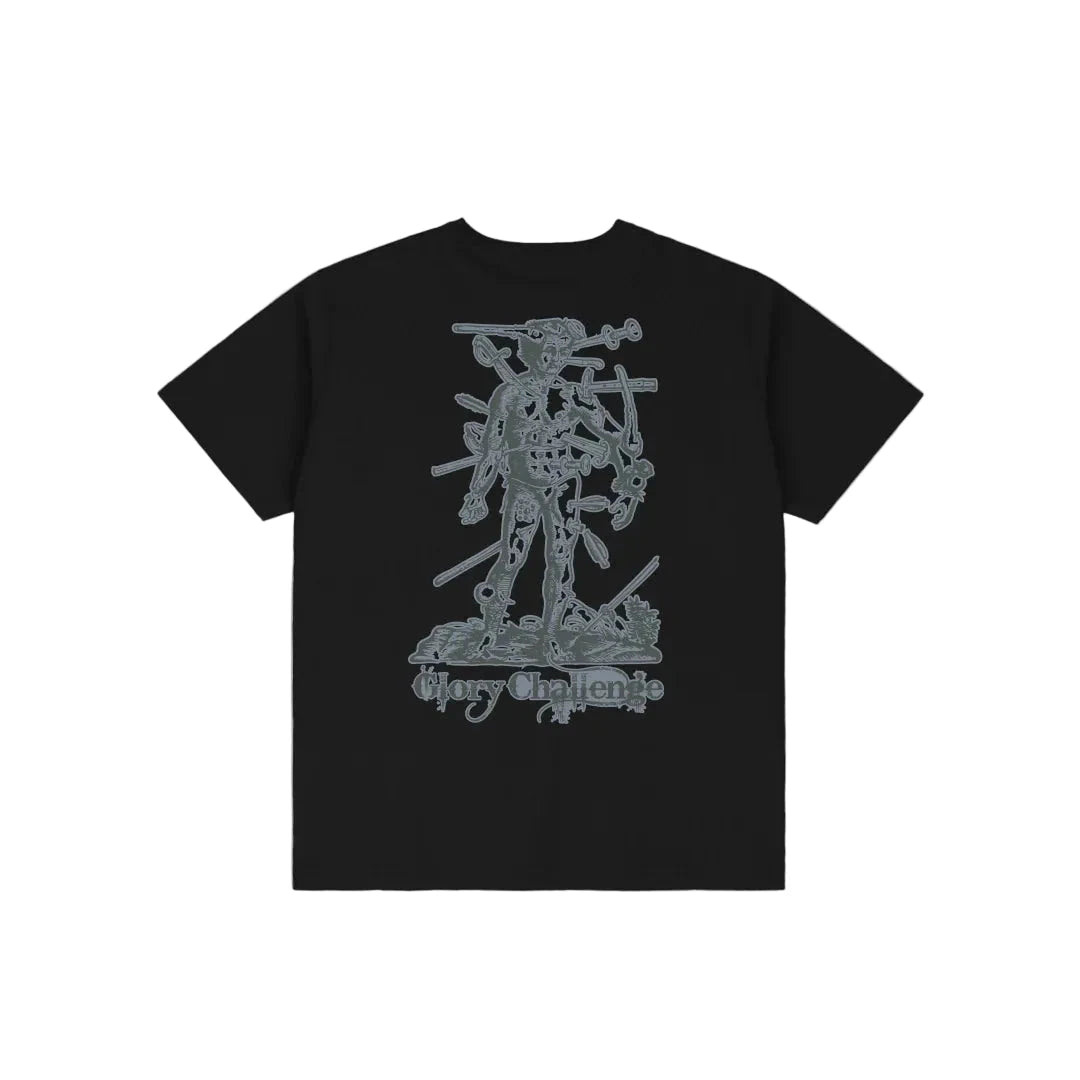 DIME Challenged T-Shirt Black Men's Short Sleeve T-Shirts Dime MTL 