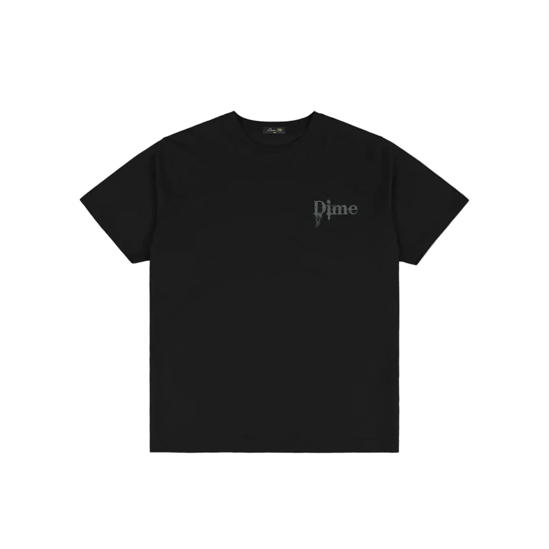DIME Challenged T-Shirt Black Men's Short Sleeve T-Shirts Dime MTL 