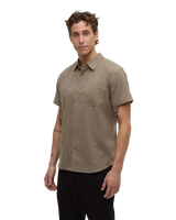 TENTREE Lake Life Mancos Button Up Shirt Clay/Lake Life Men's Short Sleeve Button Up Shirts Tentree 