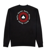 THRASHER Spitfire X Thrasher The End Oath Crew Black Men's Crewnecks Thrasher 