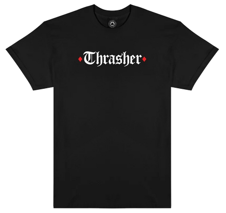 THRASHER Spitfire X Thrasher The End Oath T-Shirt Black Men's Short Sleeve T-Shirts Thrasher 
