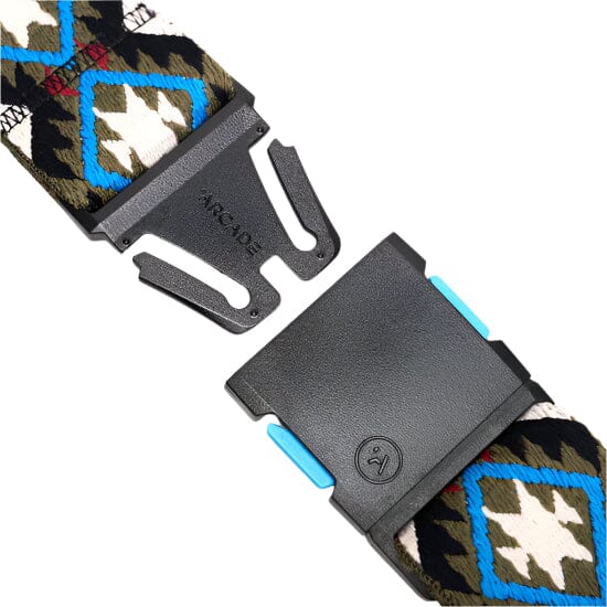 ARCADE Vernan Kee Stretch Belt Oat Turquoise Men's Belts ARCADE 