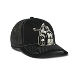 HUF Urethane Trucker Hat Black Men's Hats Huf 