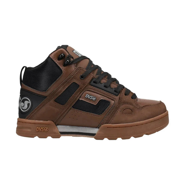 DVS Comanche Boot Brown/Black/Gum Nubuck Men's Skate Shoes DVS 