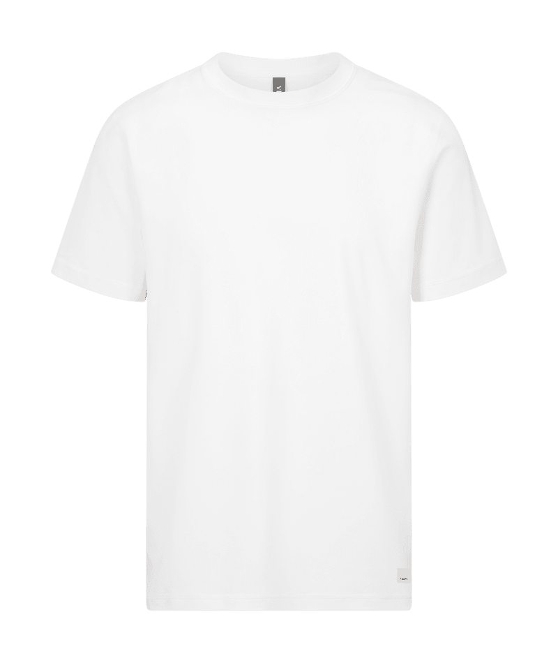 VUORI Ponto Performance T-Shirt White Men's Short Sleeve T-Shirts Vuori 