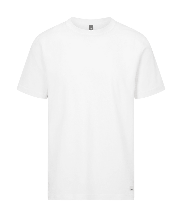 VUORI Ponto Performance T-Shirt White Men's Short Sleeve T-Shirts Vuori 