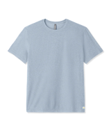 VUORI Strato Tech T-Shirt Blue Dusk Heather Men's Short Sleeve T-Shirts Vuori 