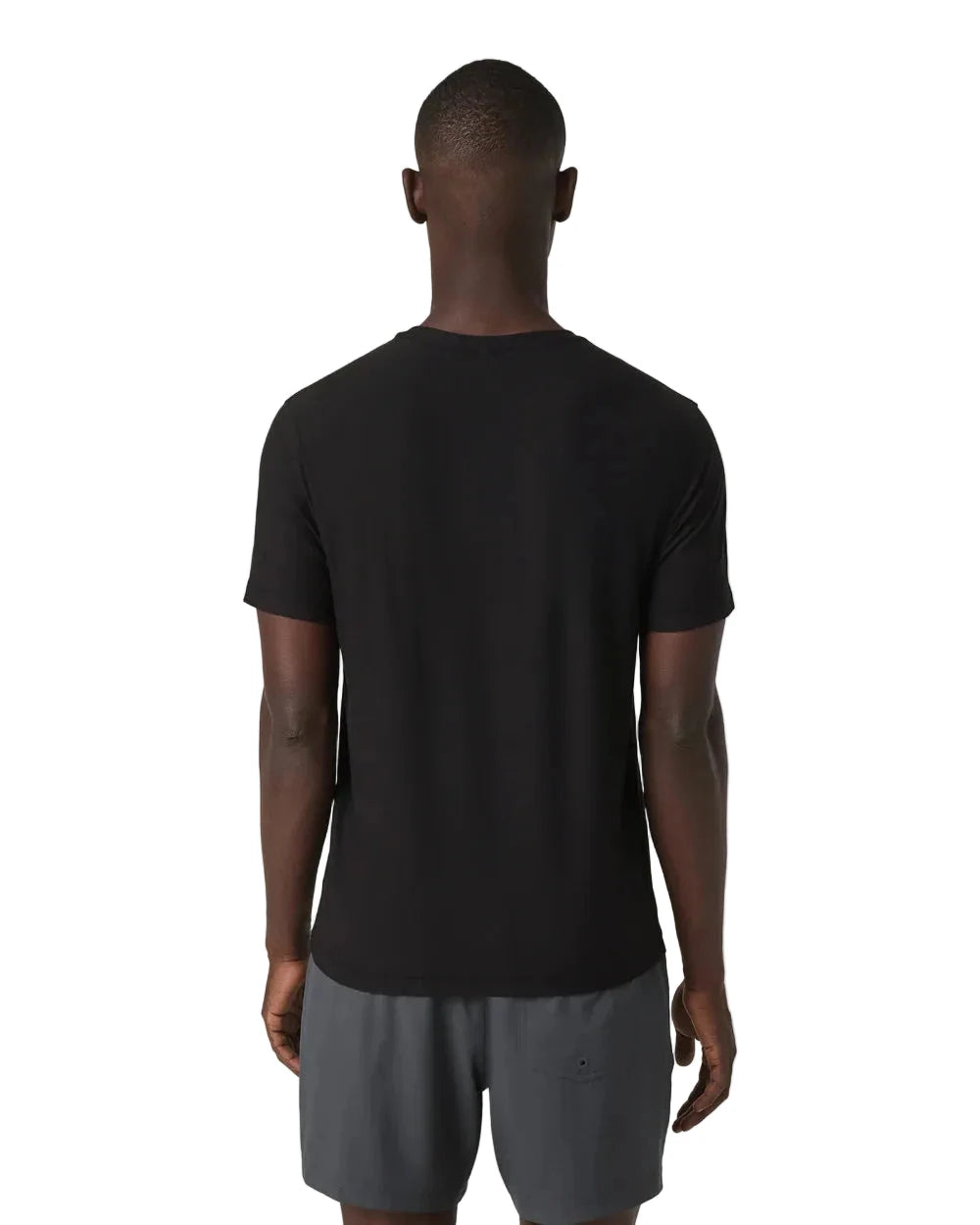 VUORI Strato Tech T-Shirt Black Men's Short Sleeve T-Shirts Vuori 