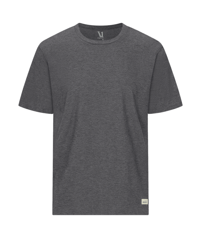 VUORI Strato Tech T-Shirt Charcoal Heather Men's Short Sleeve T-Shirts Vuori 