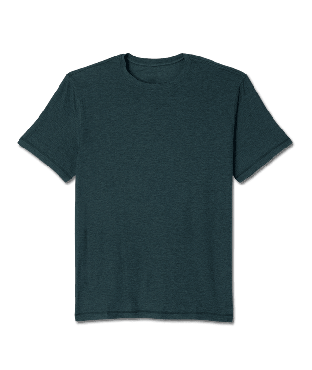 VUORI Strato Tech T-Shirt Hemlock Heather Men's Short Sleeve T-Shirts Vuori 