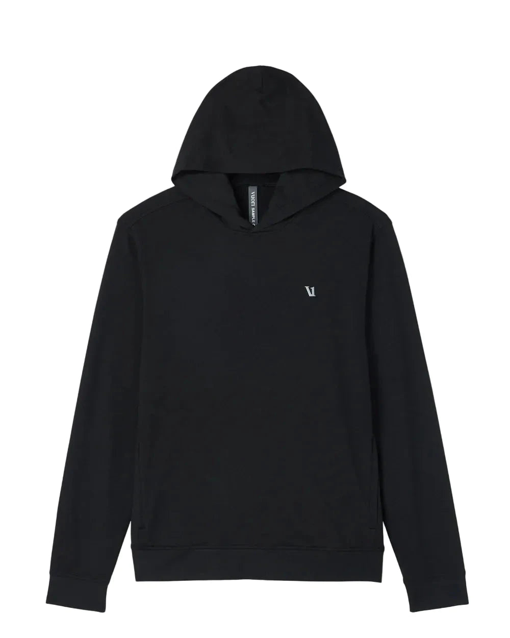 VUORI Ponto Pullover Hoodie Black Heather Men's Pullover Hoodies Vuori 