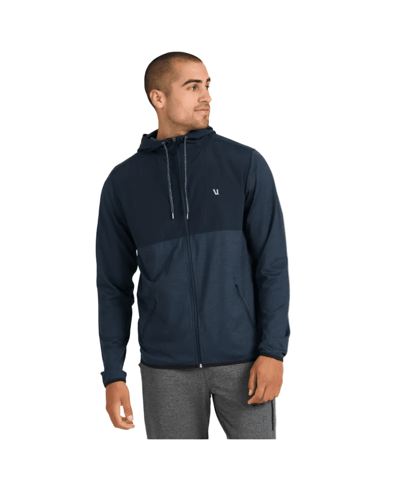 VUORI Sunday Element Jacket Ink Heather Men's Street Jackets Vuori 