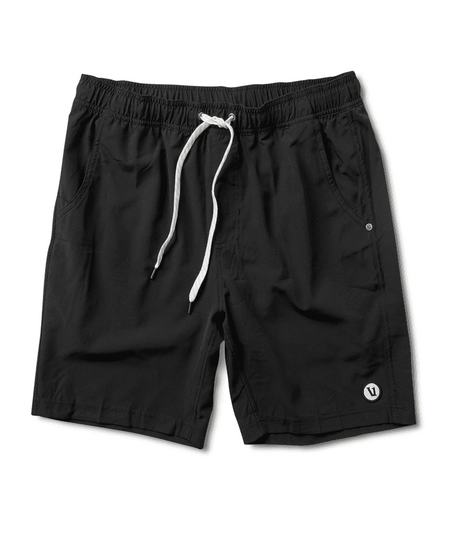 VUORI Kore Lined 7" Shorts Black Men's Walkshorts Vuori 
